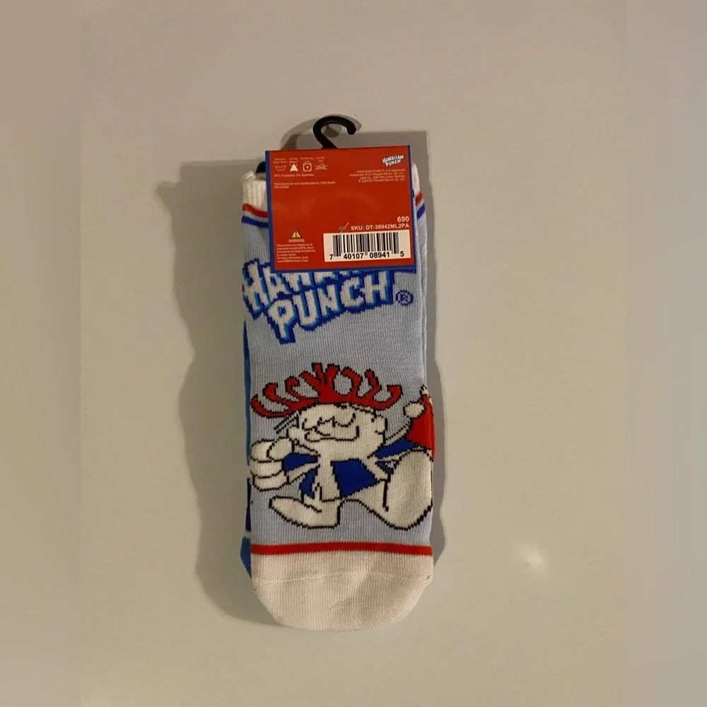 Fun Novelty Socks Featuring Hawaiian Punch Brand